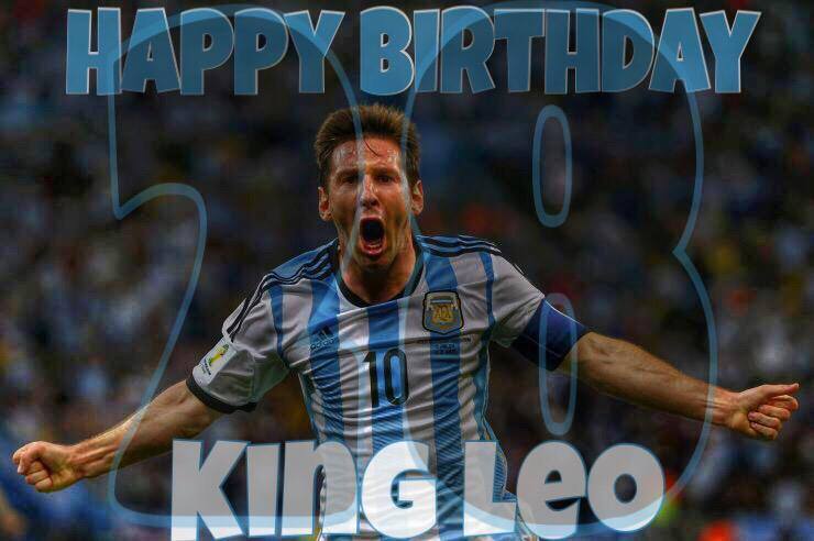ComedyBarca's tweet photo. The best. The magician. The greatest. Legend. Happy birthday to the greatest footballer ever to grace this planet. 🎉🎉 http://t.co/JP10qIwGmQ