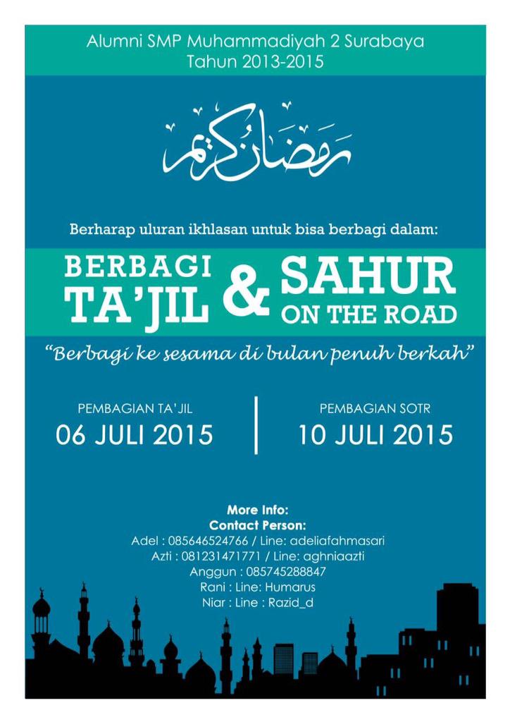 SMPPrestasi's tweet photo. Ayo rek kesempatan dapet pahala banyak di bulan suci Ramadhan😇😇😇 http://t.co/WQ3HBLOmZj