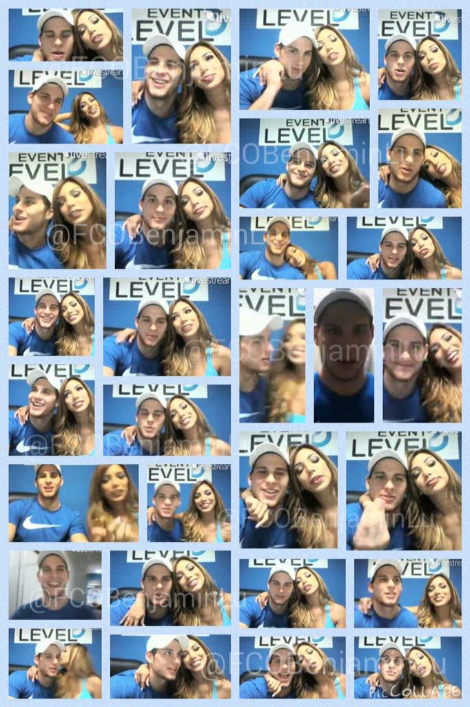 FCOBenjaminLu's tweet photo. Lindos durante la twitcam ❤️🐼😍 @LukoBenja @ManzanalPaula http://t.co/7UC1blQX3j