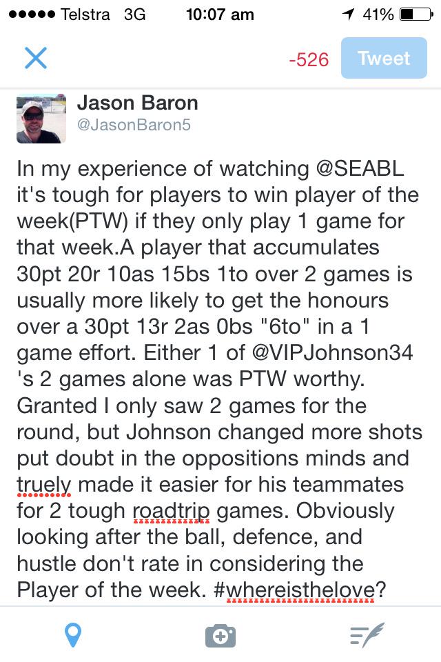 JasonBaron5's tweet photo. @SEABL This tweet is in no way intended to take away from Jackson's efforts in rd 10. Just lookin for clarification.😕 http://t.co/xRFWjwTLTi