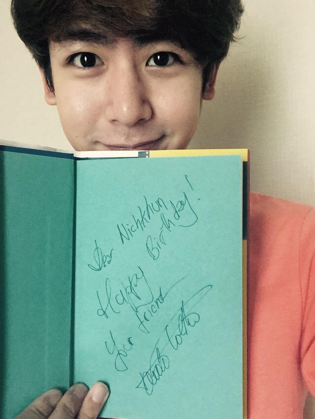 Khunnie0624's tweet photo. What a birthday present Mr. @paulocoelho !! I've never been such a big fanboy! Thank you so much!! http://t.co/FxY13Qg5ZY