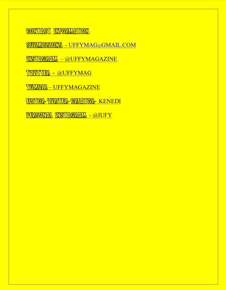 uffymag's tweet image. The introduction to Uffy Magazine is here.