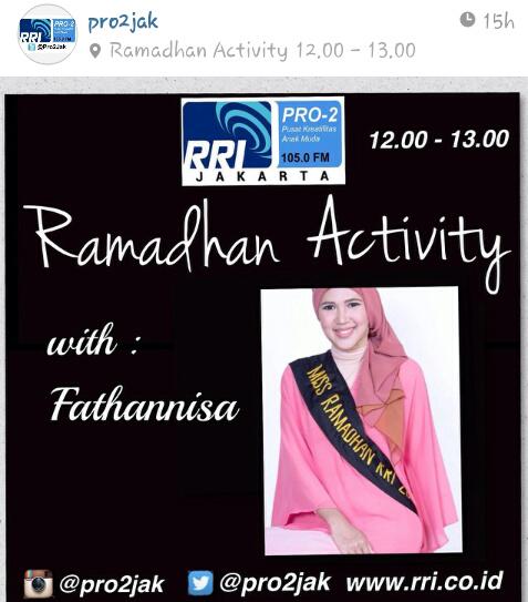 Yuk dengerin RRI Pro2 105 fm diistirahat siang kamu :) @Pro2Jak