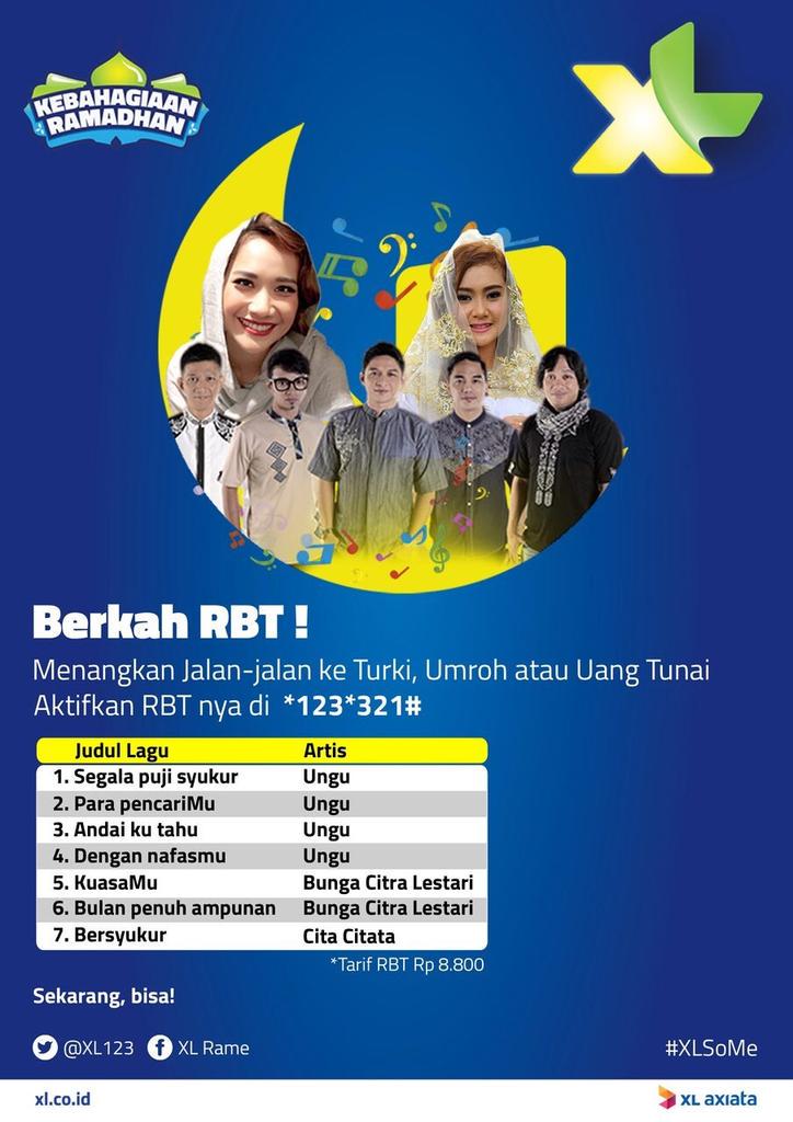 Aktifkan RBTnya,,dapatkan Berkahnya,,