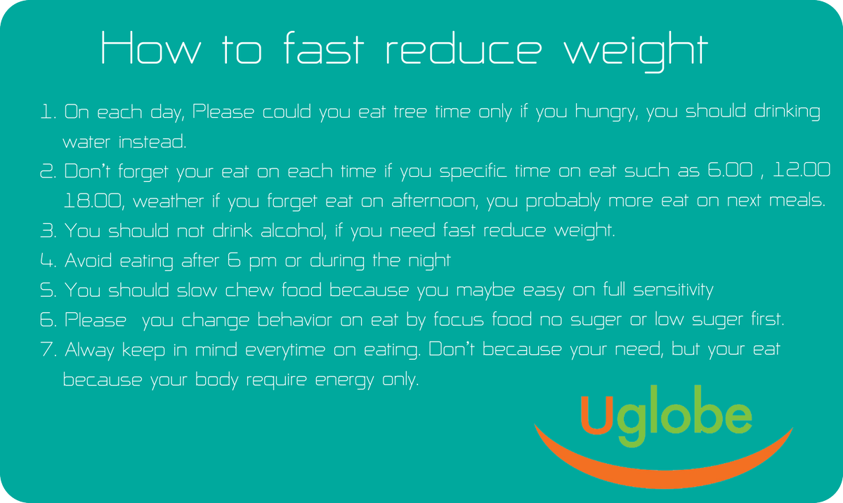 UglobeInter's tweet image. Easy step on reduce weight !!