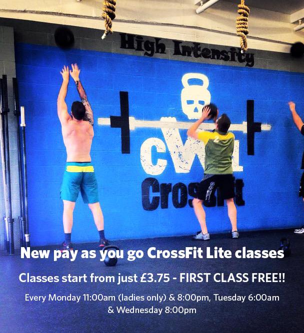 CW1CrossFit's tweet photo. CrossFit Lite Classes now running at CW1 http://t.co/OqQDyS4QFD