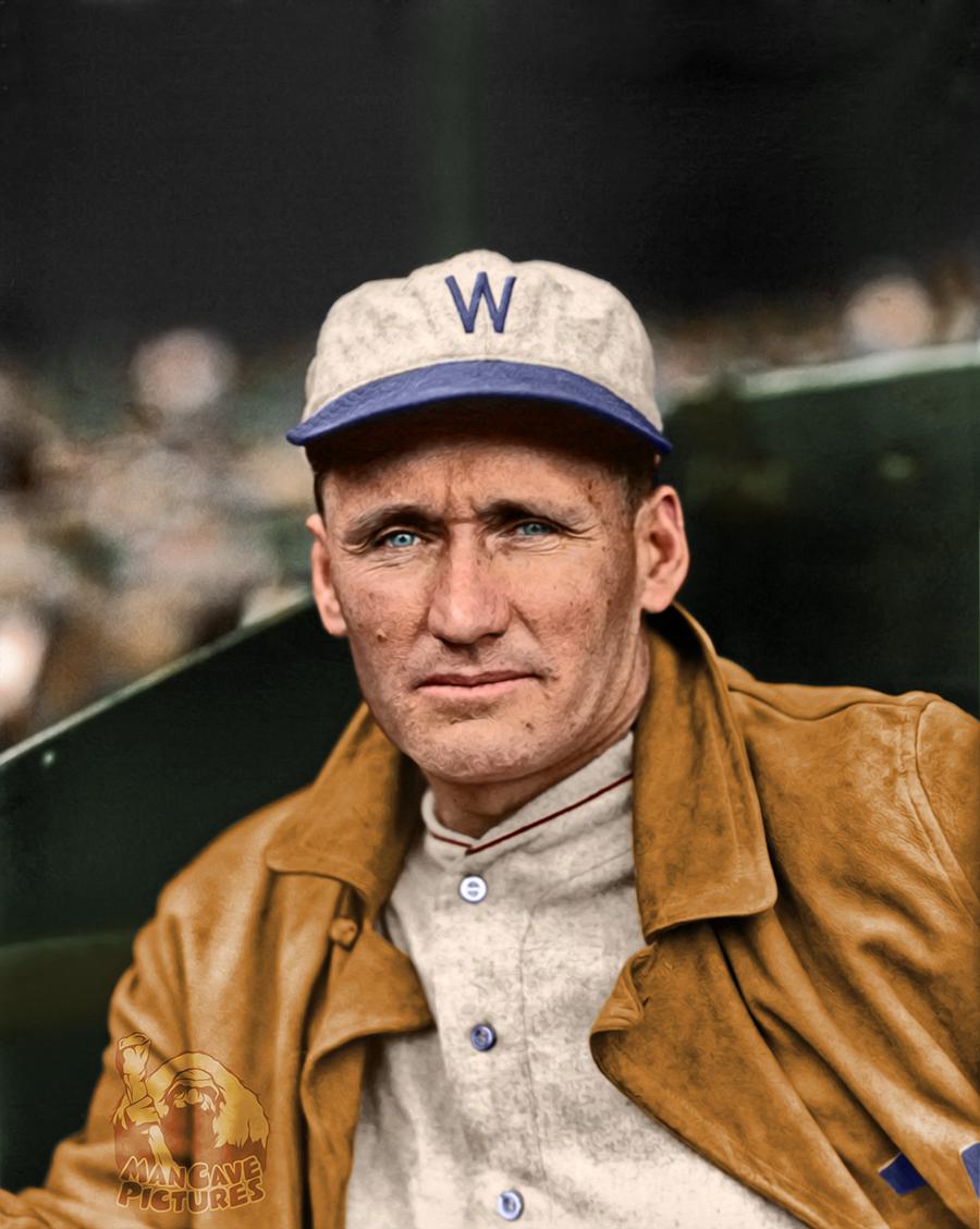 TPICGalleries's tweet photo. Classic Braves in DC Restored!. Walter Johnson &amp; Fred Snodgrass #BravesInDC #WashingtonNationals #atlantabraves http://t.co/Jp73dr9QI9