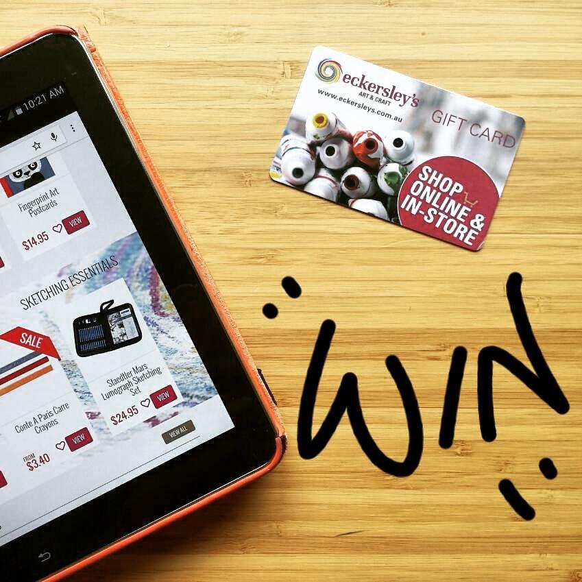 artbringing's tweet image. Competition time! Win a $50 Eckersley's gift card for spending in store or online. Head to @artbringing on Instagram