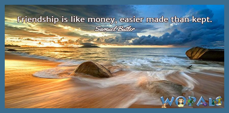 WOPALS's tweet image. #friendship #money #easier #made #kept #quote #quoteoftheday #quotes #SamuelButler
