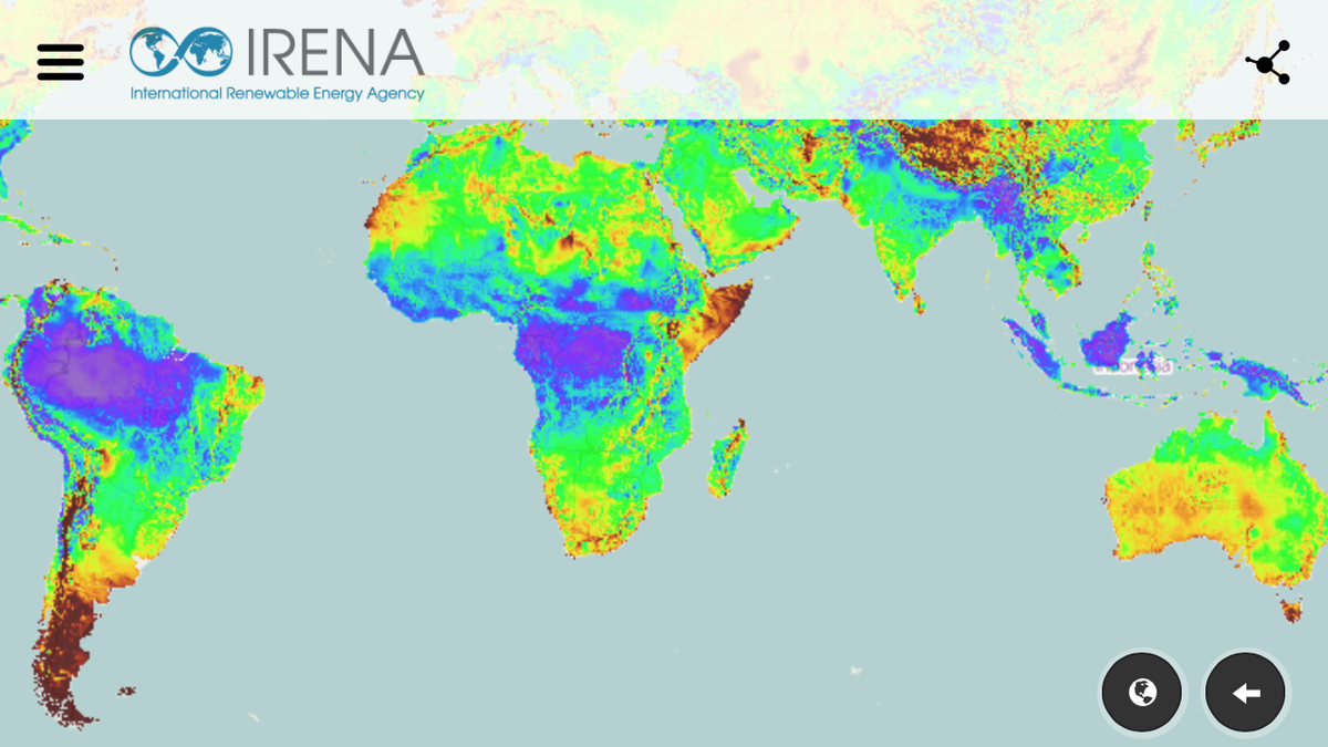 IRENA's tweet photo. The world’s most powerful tool for renewable energy prospecting is on your smart phone http://t.co/NjJwiFthcN http://t.co/PIc5mcu7ta