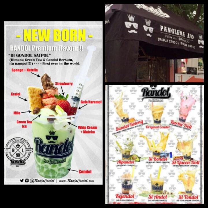 Hai Radja Cendol "RANDOL" kini hadir d Simpang 4 banjarbaru, Yu cobainn Cendol dengan rasa yang berbeda <a href="/WargaBanjar/">Habar Banjar</a>