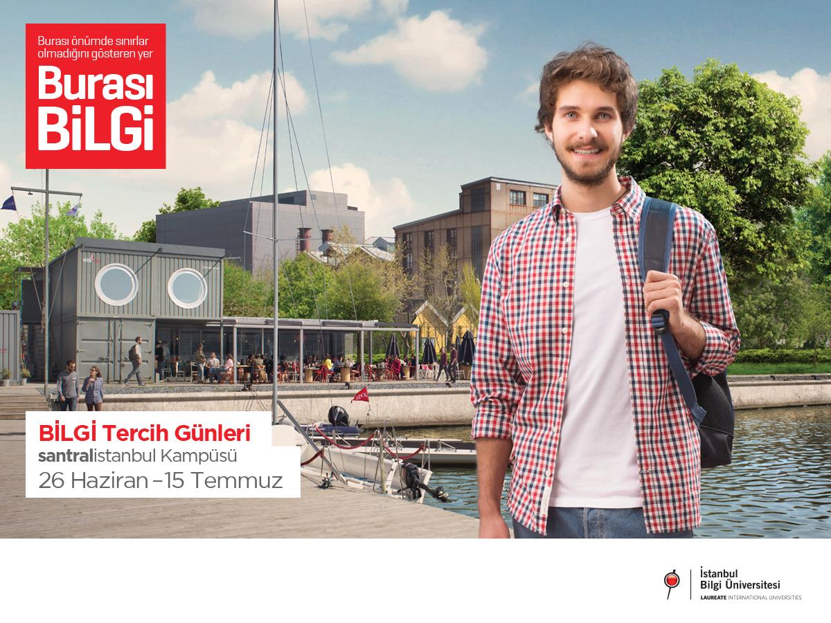BİLGİ Tercih Günleri 15 Temmuz'a kadar devam ediyor. #BurasıBİLGİ bit.ly/BurasıBİLGİ