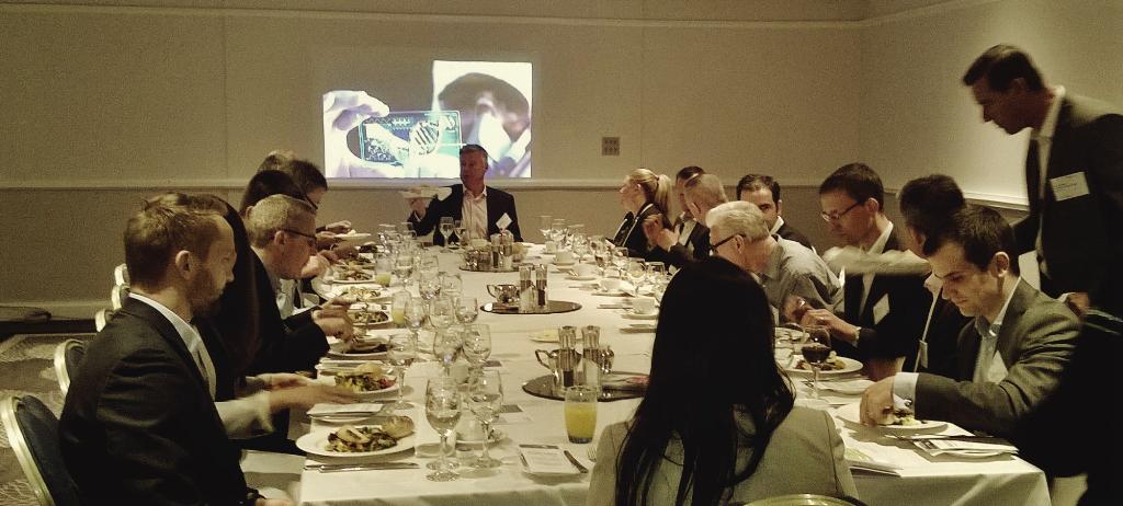 SamStrachan's tweet image. @RicohUK hosted lunch with banking delegates #Digibanking15 @MarketforceRB