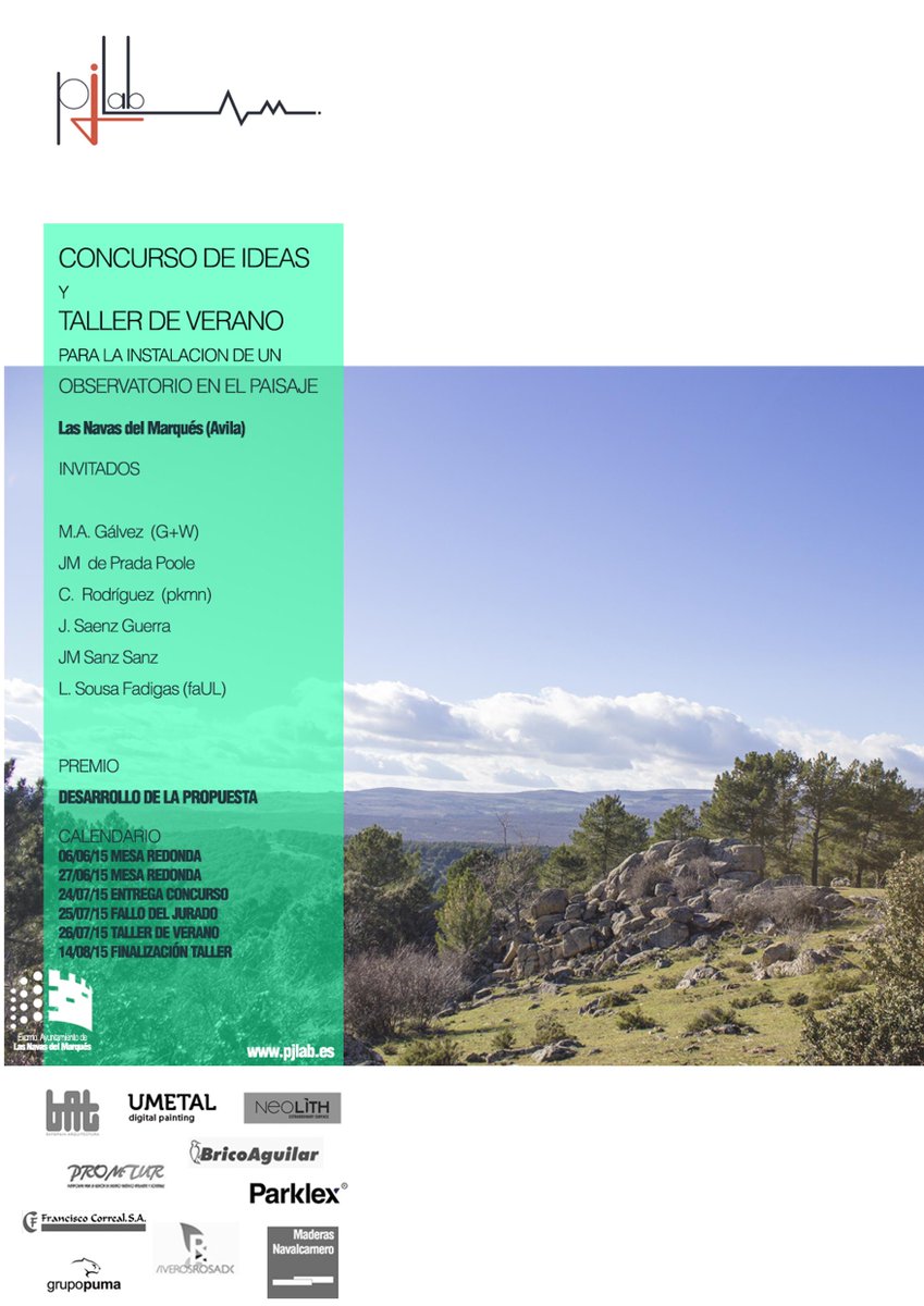 PJLab_'s tweet photo. Solo quedan 7 días para apuntarte al Concurso de #Arquitectura  #PJLab
¿A que esperas?
http://t.co/hvpu1HWRvR http://t.co/1edpkA0VFP