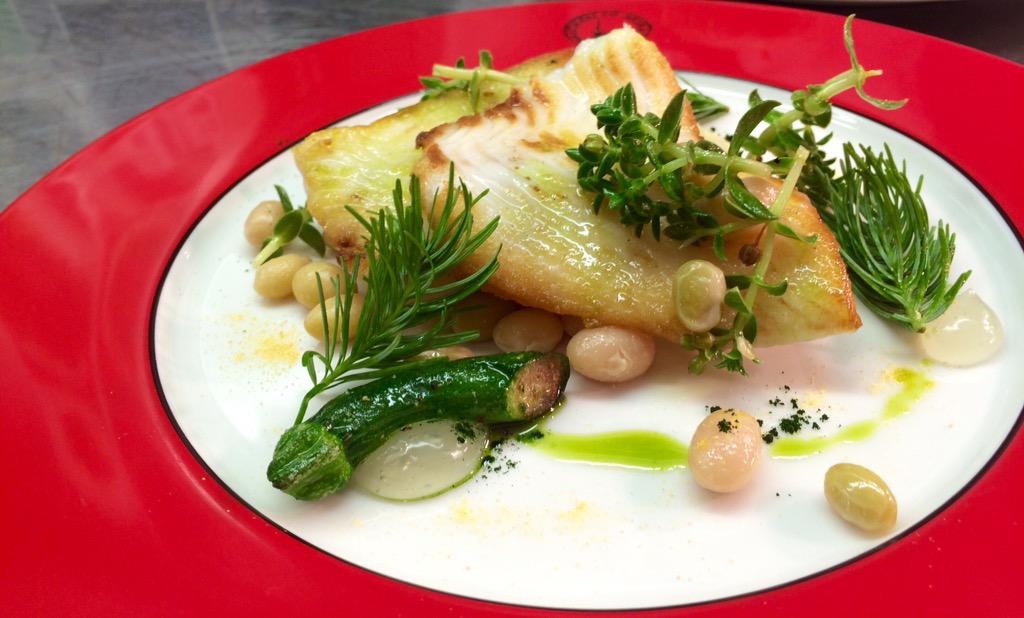 Brill on the daily special @Boisdale #freshbeans #fishoftheday #seafood #tastecornwall #aarosette
