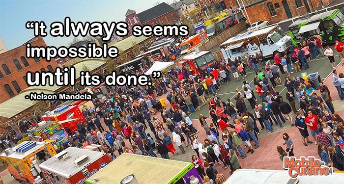 Today's #foodtruck #quoteoftheday comes from Nelson Mandela.