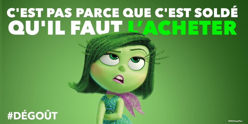 DisneyFR's tweet photo. Petit conseil de #Dégoût avant d'aller faire les soldes. http://t.co/i8oWRpktxI