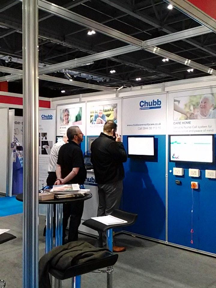 LondonTelecare's tweet photo. Our member #chubb at #health+care 2015   #uktelehealthcare http://t.co/odjyJCqgjz
