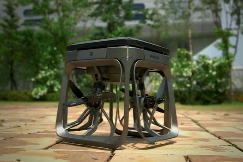 argusuav's tweet photo. Drones worden steeds mobieler: meet de Cube copter van Samsung. http://t.co/mU8jGdandy http://t.co/WCwNfcXImi