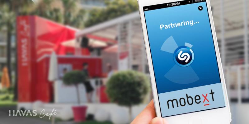 We can now announce our exciting global partnership between <a href="/mobext/">Mobext</a> and <a href="/Shazam/">Shazam</a>! #CannesLions #HavasCafe