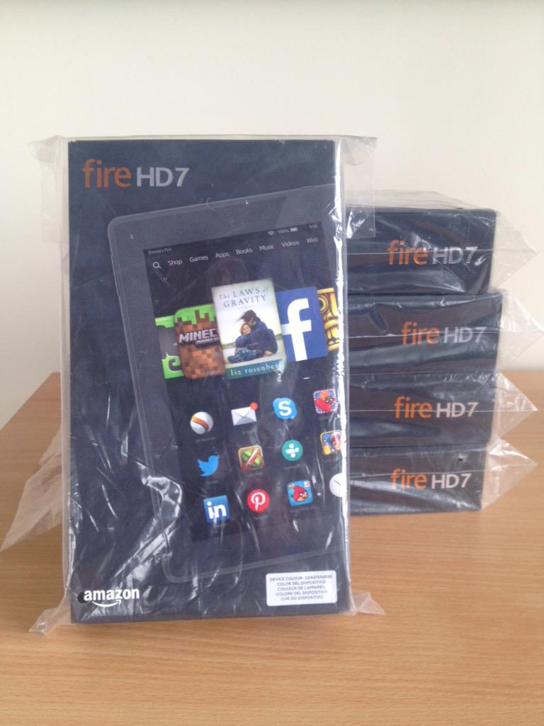 Shaun4Education's tweet photo. Looking forward to presenting these fantastic prizes for the Accelerated Reader programme @outwoodripon #AR #FireHD7 http://t.co/ZcNeALBIst