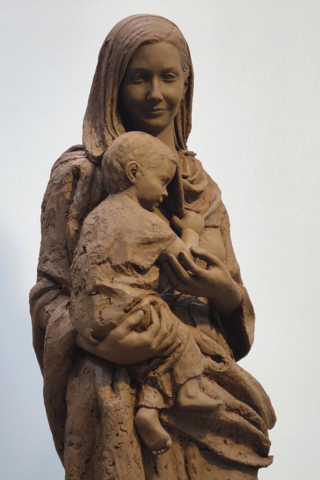 Ste viernes 20hr cantamos en la Misa q celebra el Obispo Getafe,Parroquia d S.Josemaría d Alcorcon, sta es su Virgen!