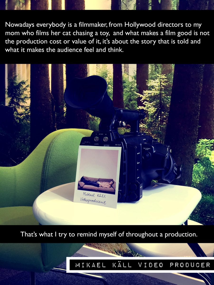 JGCommunication's tweet image. Thoughts from Mikael Käll, one of our awesome video producers :) #Storytelling #Video #Marketing