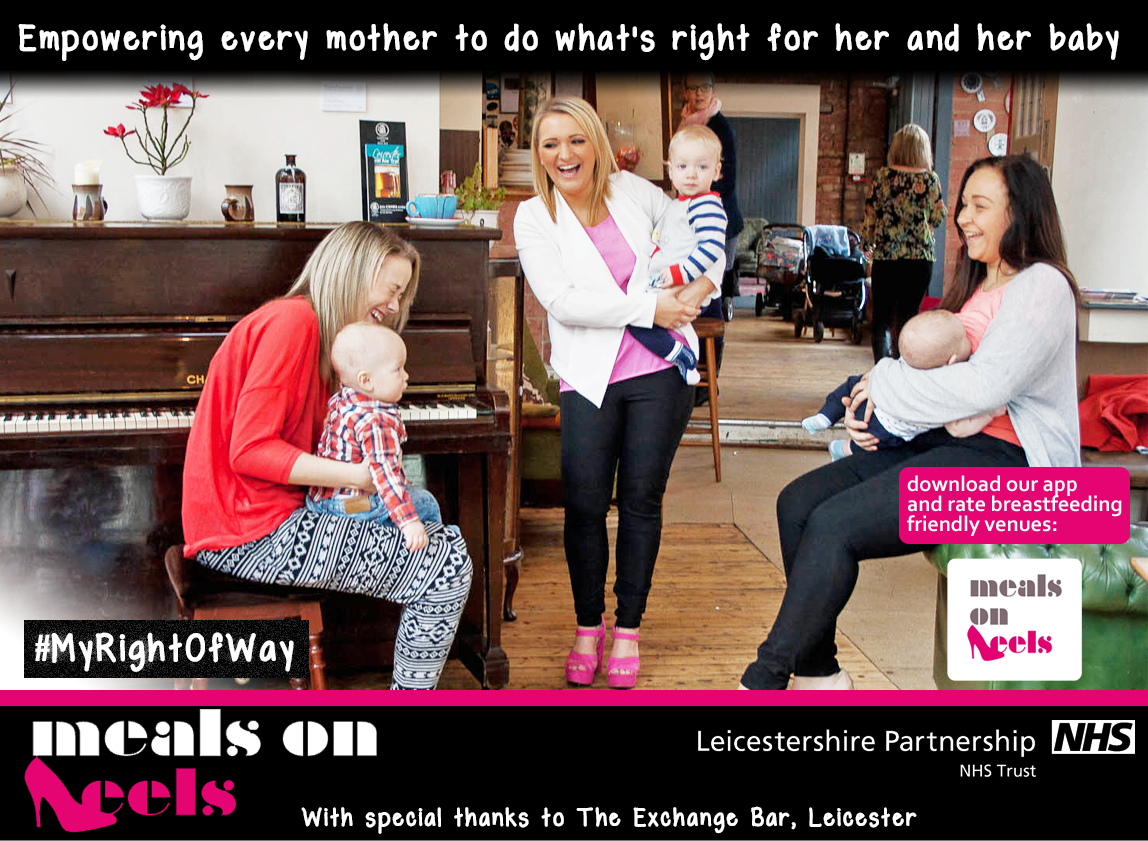 LPTnhs's tweet photo. Pls RT #MyRightOfWay -a mum's right to choose what's best for her &amp; baby. Rate venues on #mealsonheels app @UNICEF_uk http://t.co/p4jJuxLZLA