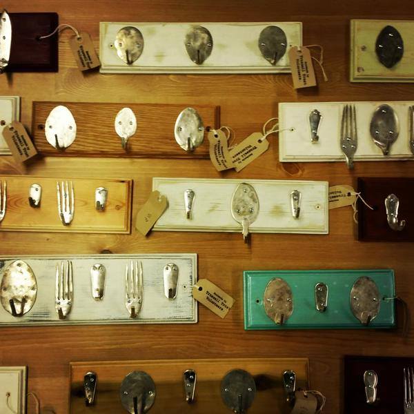 It's #NationalUpcyclingDay &amp; #RecycleWeek! We make coat hooks from old cutlery, preventing landfill &amp; raising funds!