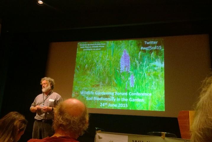 Steve Head opens the Wildlife Gardening Forum conference