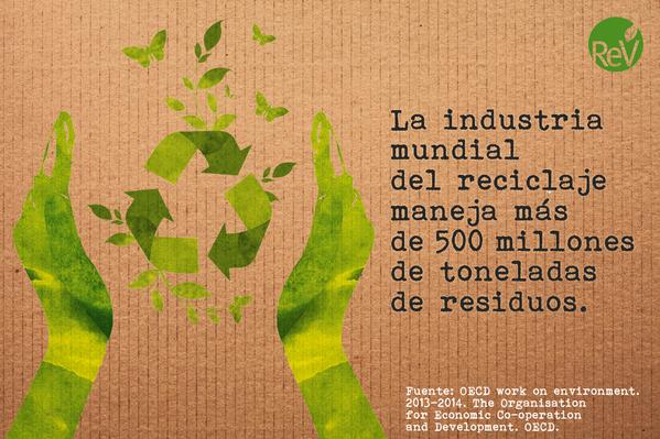 #SabíasQue cada persona produce casi un kilo y medio de basura al día? Apuesta por el #reciclaje!