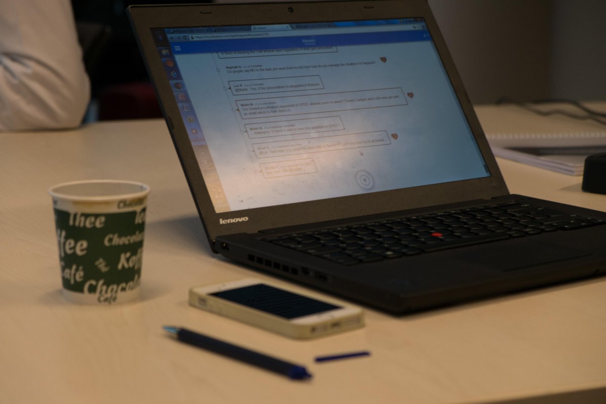 ColineDelmas's tweet photo. The community leaders of Schneider Electric discovered @KlaxoonFR last week during our workshop, and they loved it! http://t.co/2tKhfF6lzq