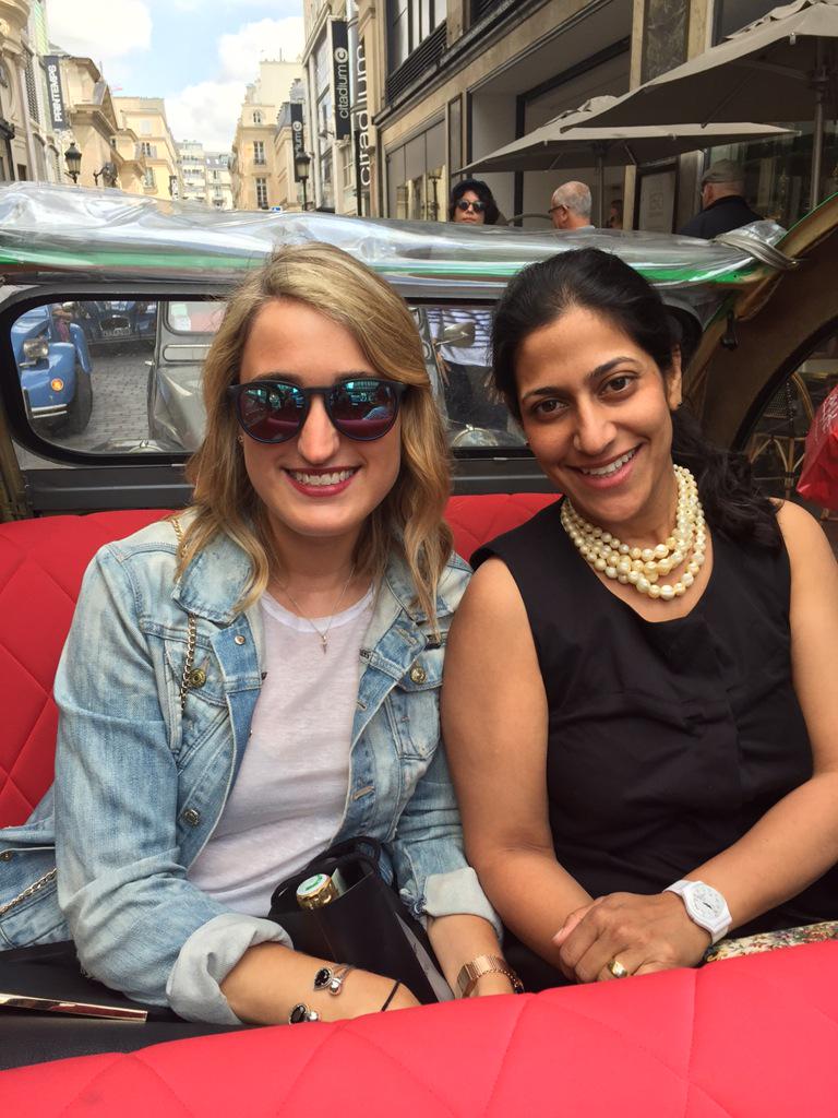 faulhaberagency's tweet photo. With @jacquiefrancis @FashionCanada launching @ThomasSaboCDN #LoveBridge bracelets on #Paris at Pont de l'Archevêché! http://t.co/WX4mkEv7kQ
