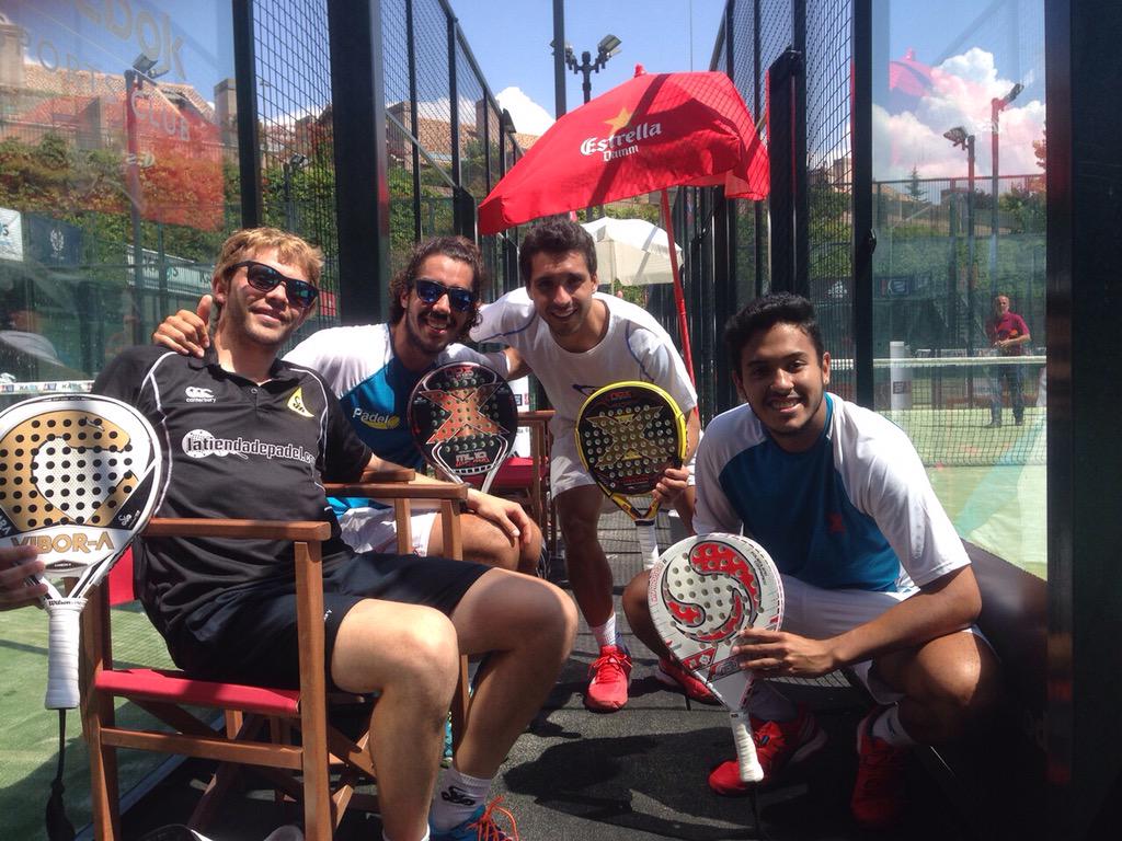 Ja els tenim a1/16de #WPTMadridChallenger C'mon <a href="/padingraG/">Indoor Granollers</a> <a href="/MartinSanPi/">Martín Piñeiro</a> <a href="/adrimpadel/">Adria Mercadal</a>  <a href="/Andresbritoss/">Andres Britos</a> <a href="/EliasEstrella11/">Elias Estrella</a>