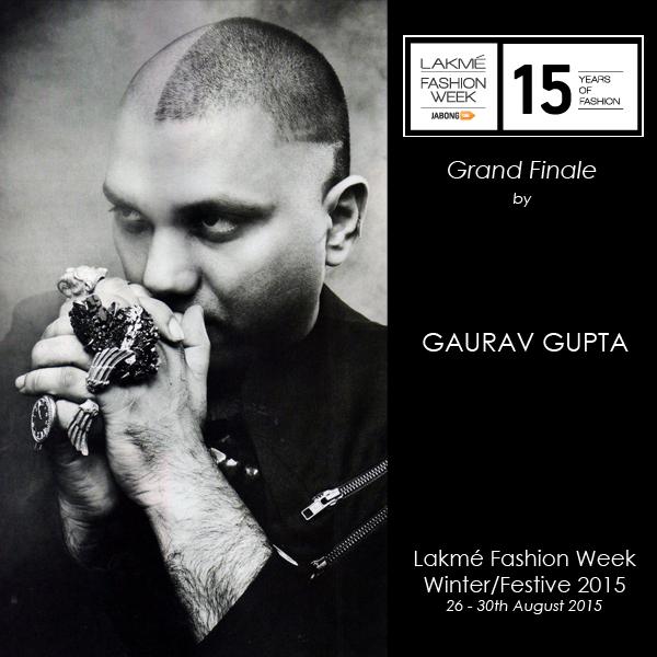 GG_Studio's tweet photo. So excited to be the Grand Finale designer at @LakmeFashionWk! Celebrating #10YearsOfGG with LFW's 15 Years Milestone http://t.co/GRDjj1r10Q