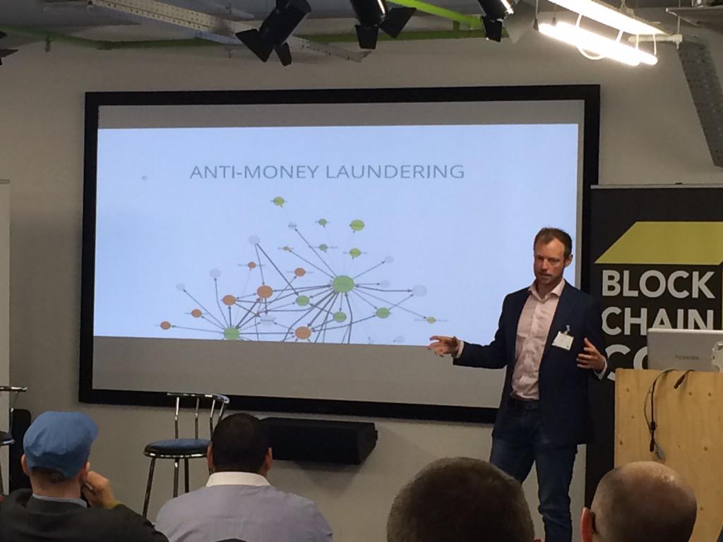 kirstystyles1's tweet photo. #Blockchain startup @elliptic mapping transactions to monitor money laundering for its clients #bitcoincon http://t.co/xJk40YVY4p