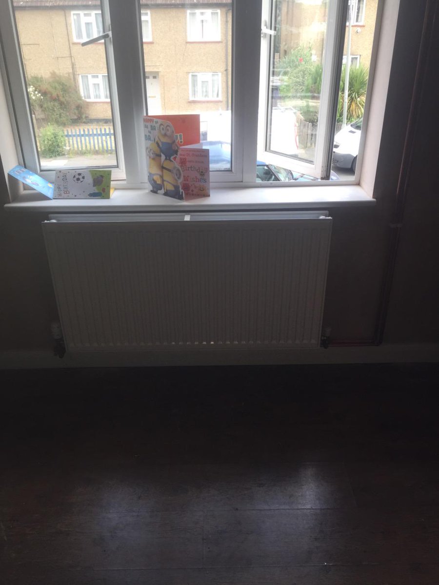 New rad fitted in Bromley #plumber #gas #beckham #beckbromfl