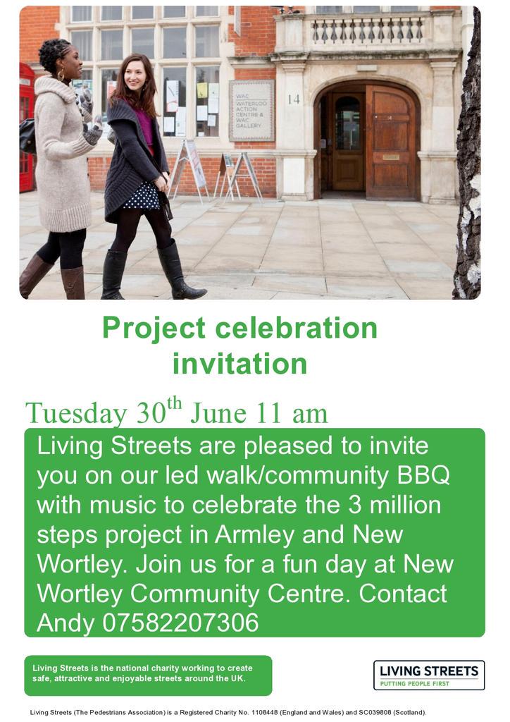 3MillionSteps's tweet photo. @ArmleyGoodStuff our walking project free end celebration walk &amp; BBQ #LEEDS http://t.co/356BHuHM11