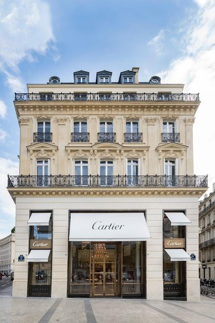 Exclusive Cartier Shop On Champs Elysees Stock Photo 501645337