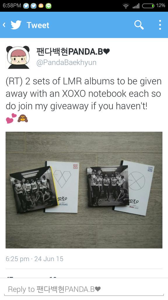 PandaBaekhyun's tweet photo. So long as you have RT-ed any of the these tweets below you will definitely be counted in my giveaway. http://t.co/PTgWERUwkX