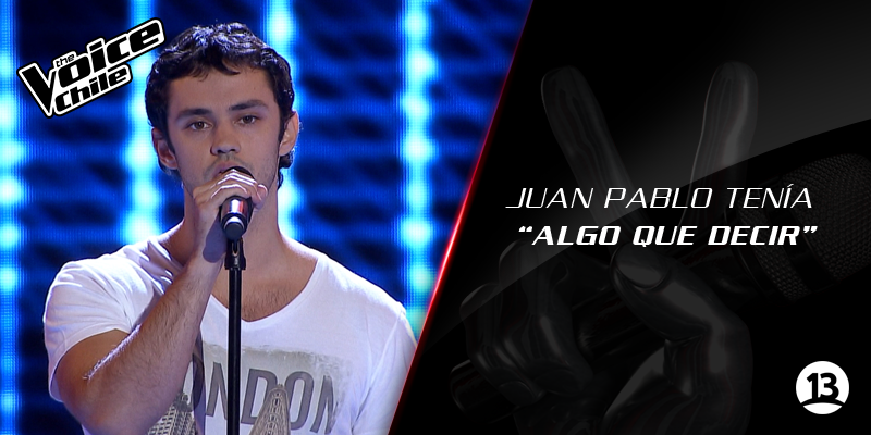 TheVoiceChile's tweet photo. Juan Pablo conquistó a los coach con el tema "Say Something" #TheVoiceChile > http://t.co/uF51gLqCO7 http://t.co/x71FHsMZIx