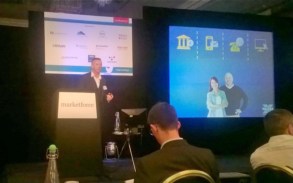 Swaltzs's tweet image. Lloyds Bank presenting at #digibanking15 ahead of @RicohUK slot.