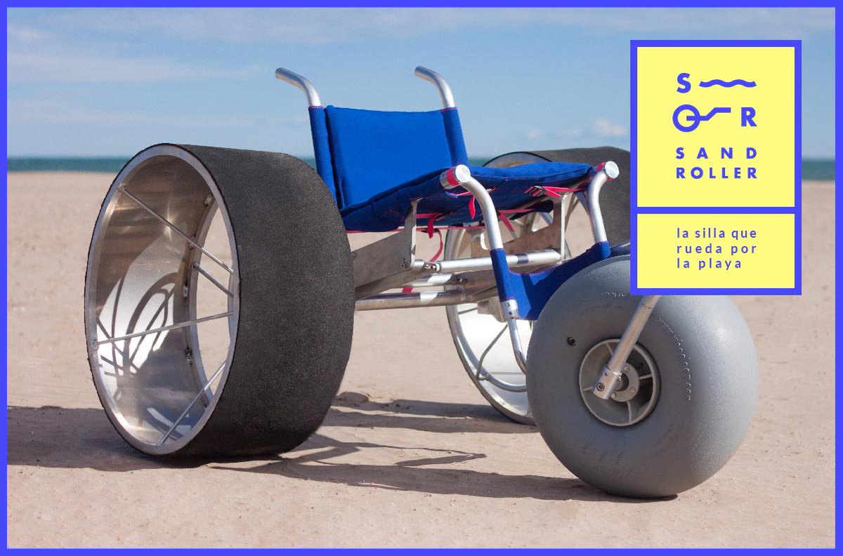 sandroller's tweet photo. http://t.co/ArdX1XTSWI the only #wheelchair able to roll on the sand #sandroller #beachwheelchair http://t.co/PTUq371aeW