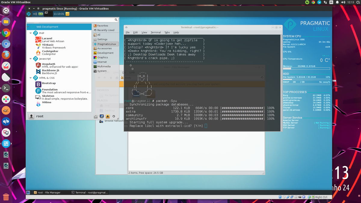 ribalinux's tweet photo. A first look video soon maybe :)
#pragmaticlinux http://t.co/8WE7ON9hVl