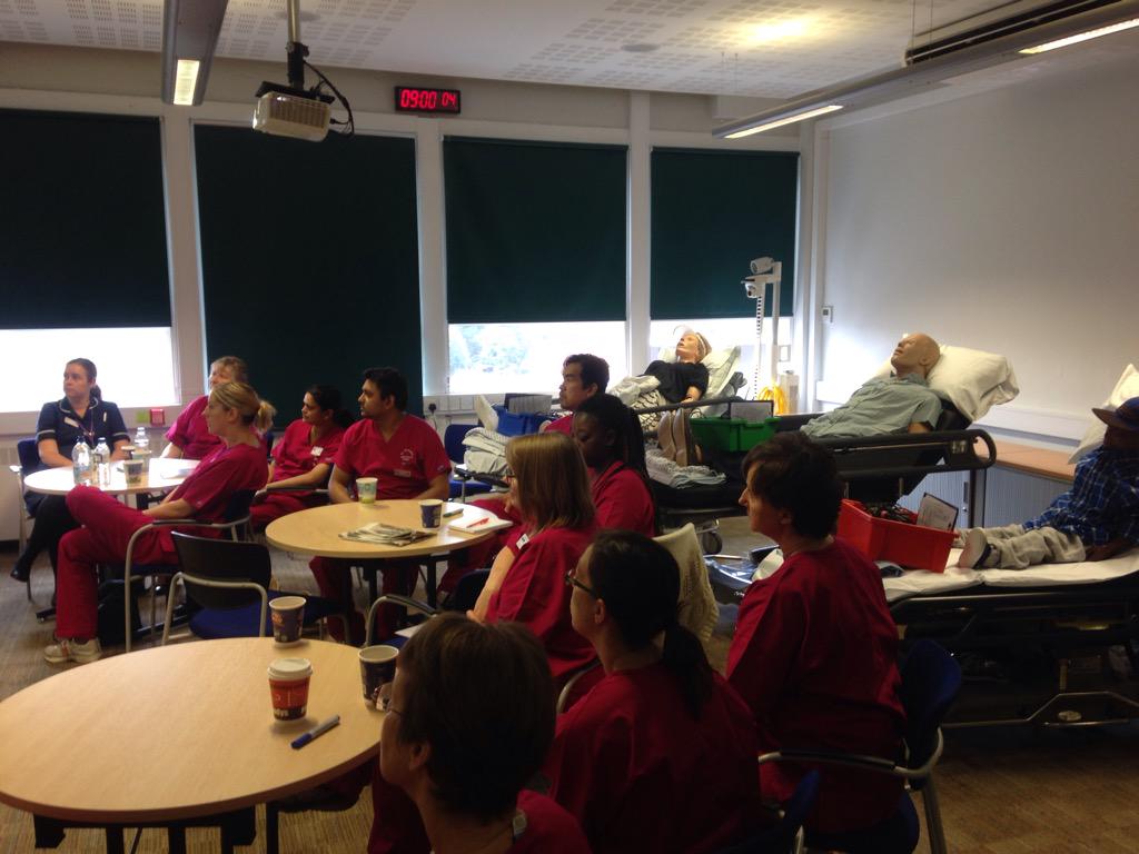 Practice Nurse Educators "Mobile Simulation" Train the Trainers. Part of the GAPS acclimatisation strategy.
