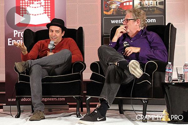GRAMMYPro's tweet photo. Manny Marroquin [@MMMixes] &amp; Dave Pensado [@pensadosplace] dissect their approach to mixing http://t.co/DjRofex3Vo http://t.co/Te6189SZby