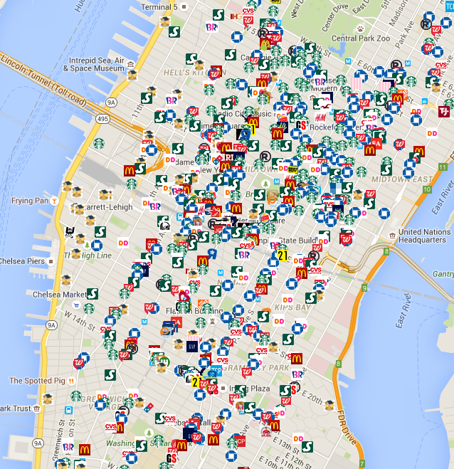 What do 50K people per sq mile want besides #selfstorage? #McDonalds #starbucks #DunkinDonuts #Chase #Subway