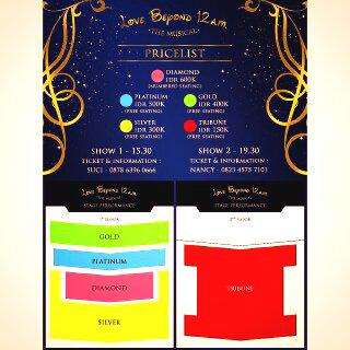 cREYzy_SMG's tweet photo. Dan jgn lupa come and watch 'Love Beyond 12am!! U/ pricelist dan Cp bisa di liat d gambar yaa!! :)) @ReyRZ http://t.co/M9xSAVtsdJ