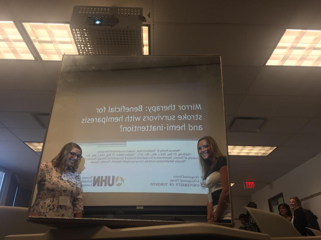 SquidNash's tweet photo. Enhancing evidence-based occupational therapy, one mirror image at a time #mirrortherapy #OTResearchMatters http://t.co/5PfLrywAB5