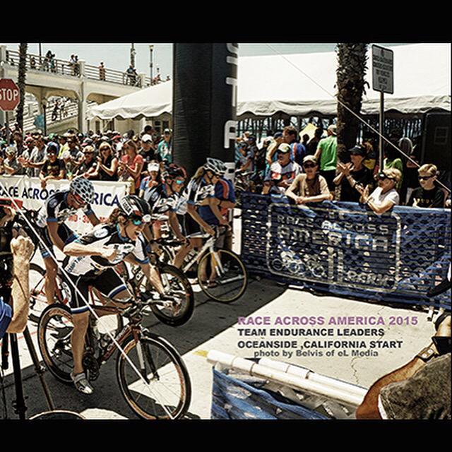 elconnexus's tweet image. #enduranceleaders is half way done with #RAAM !! #almosthere #team #unity